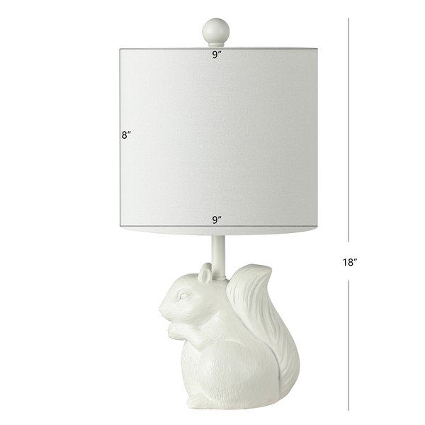 Safavieh Sunny Squirrel Lamp - White | Table Lamps | Modishstore - 3