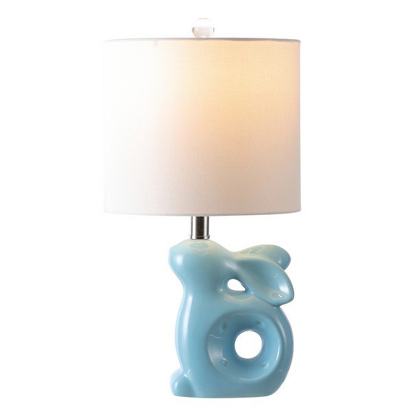 Safavieh Ruby Rabbit Lamp - Blue | Table Lamps | Modishstore - 2