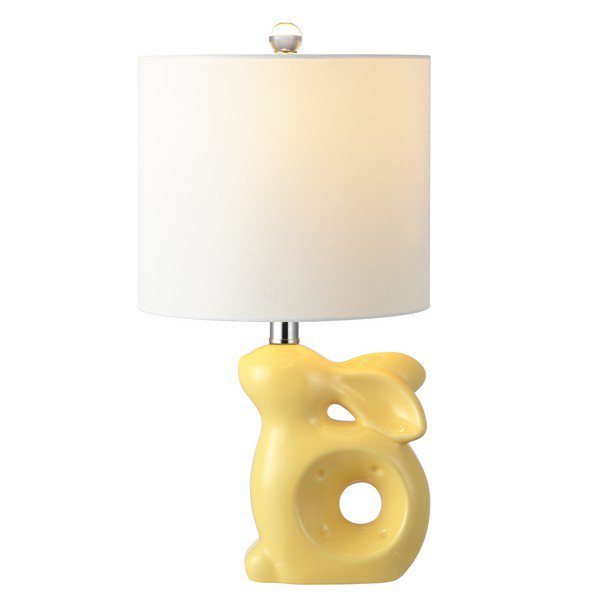 Safavieh Ruby Rabbit Lamp - Yellow | Table Lamps | Modishstore - 2