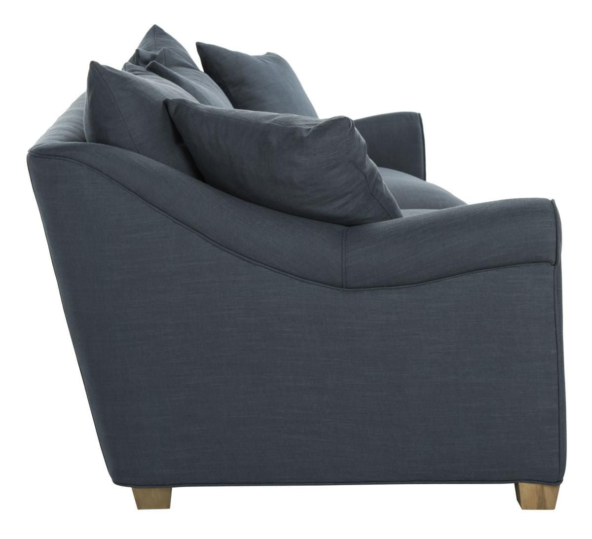 Safavieh Frasier Sofa - Navy | Sofas | Modishstore - 4