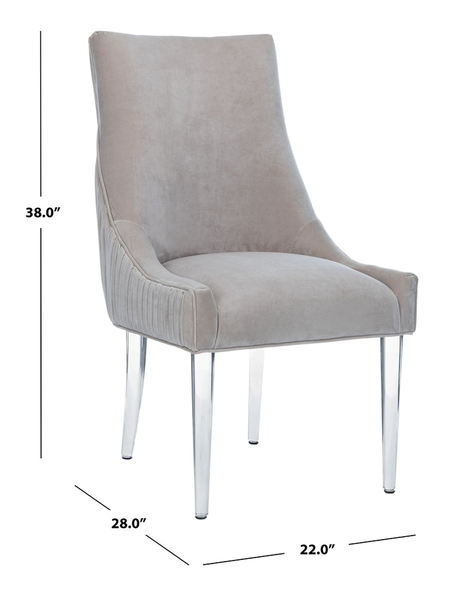 Acrylic leg deals dining chairs