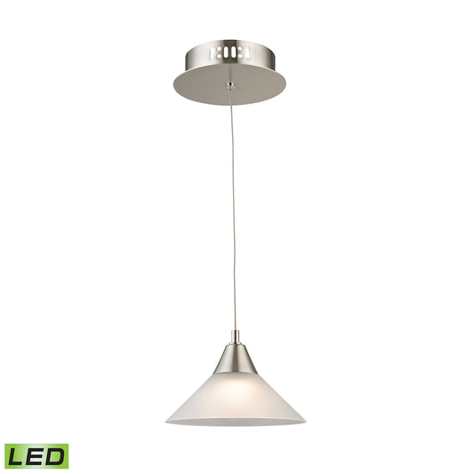 ELK Celina 1-Light Semi Flush in Dark Rust with Multi-colored Glass - Includes Adapter Kit ELK Lighting | Pendant Lamps | Modishstore