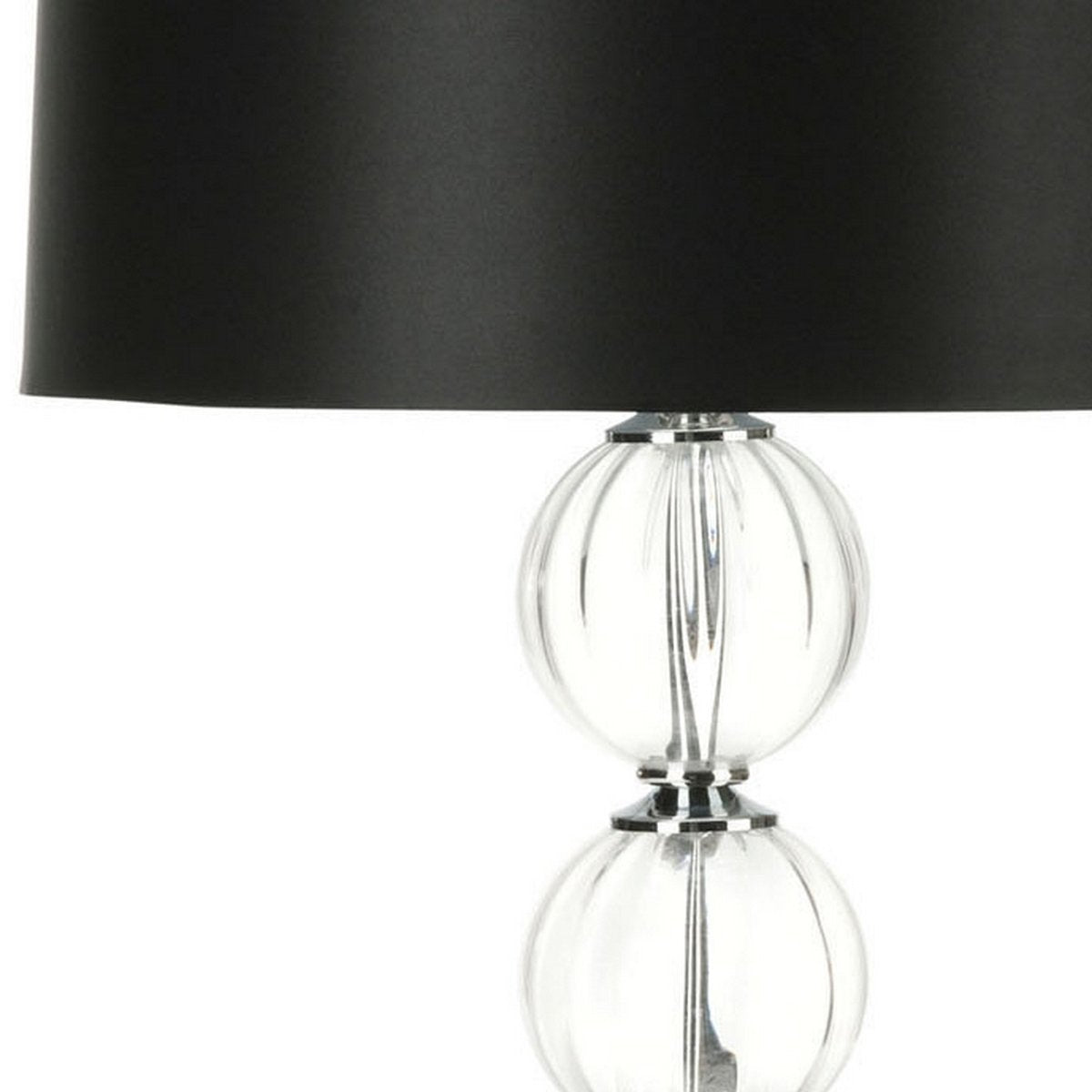 Safavieh Amanda 31-Inch H Black Crystal Glass Globe Lamp Set Of 2 - Black | Table Lamps | Modishstore - 3