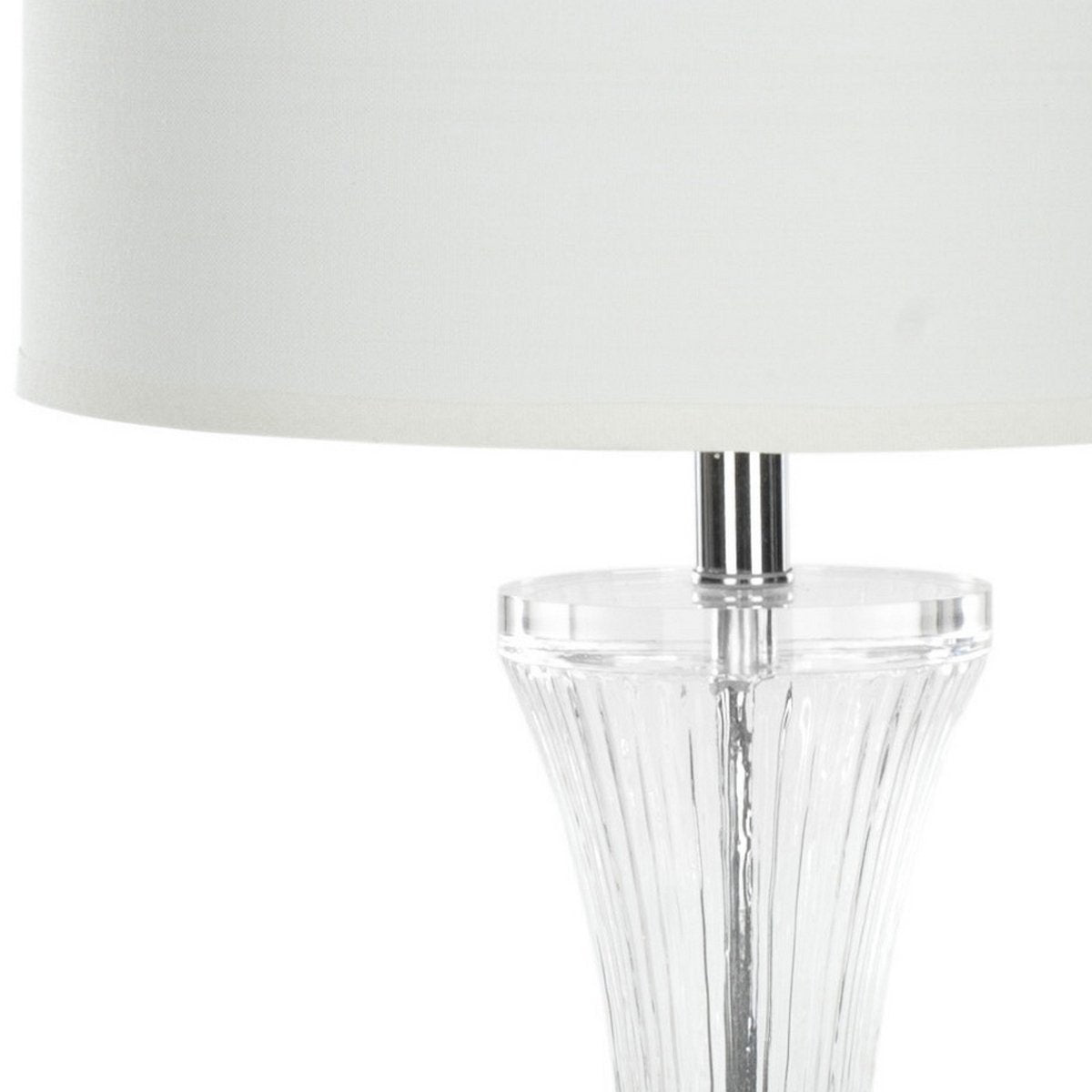 Safavieh Zelda 25-Inch H Glass Table Lamp Set Of 2 - Clear | Table Lamps | Modishstore - 3