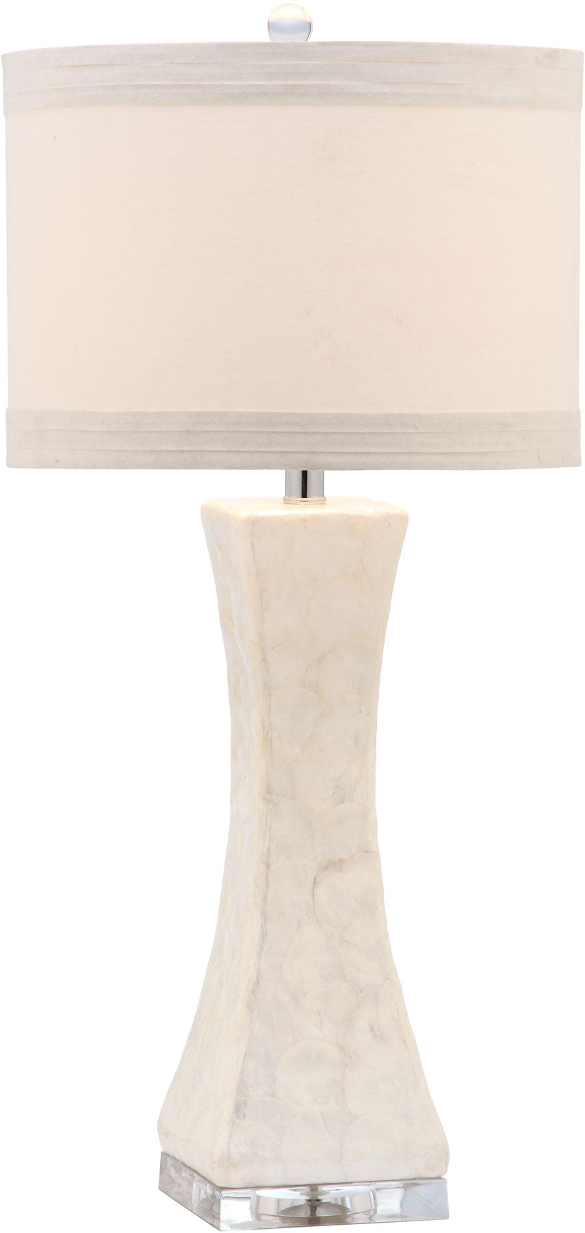 Safavieh Shelley 30-Inch H Concave Table Lamp Set Of 2 - White | Table Lamps | Modishstore - 3