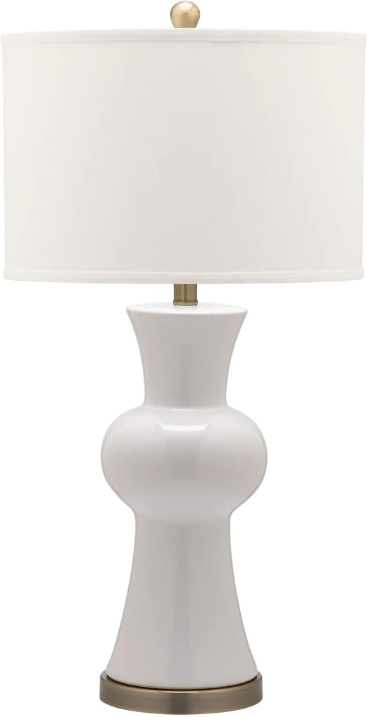 Safavieh Lola 30-Inch H Column Lamp Set Of 2 - White | Table Lamps | Modishstore - 6