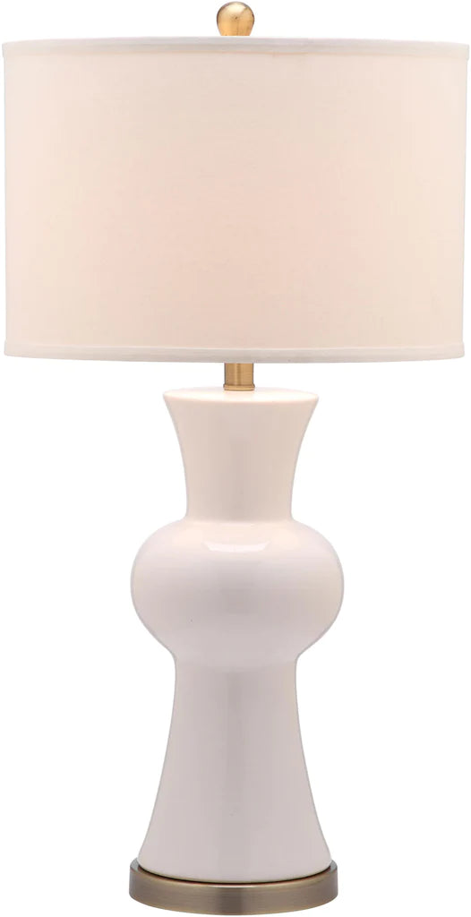 Safavieh Lola 30-Inch H Column Lamp Set Of 2 - White | Table Lamps | Modishstore - 7