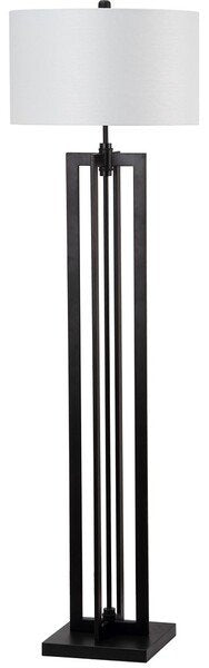 Safavieh Tanya 59-Inch H Tower Floor Lamp - Black | Floor Lamps | Modishstore - 2