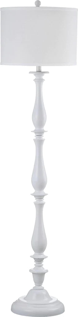 Safavieh Bessie 62-Inch H Candlestick Floor Lamp - White | Floor Lamps | Modishstore - 2