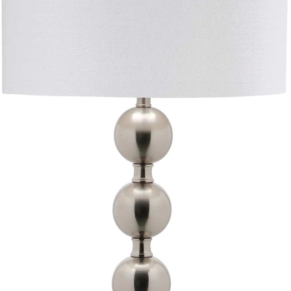 Safavieh Reflections 58.5-Inch H Stacked Ball Floor Lamp - Nickel | Floor Lamps | Modishstore - 3