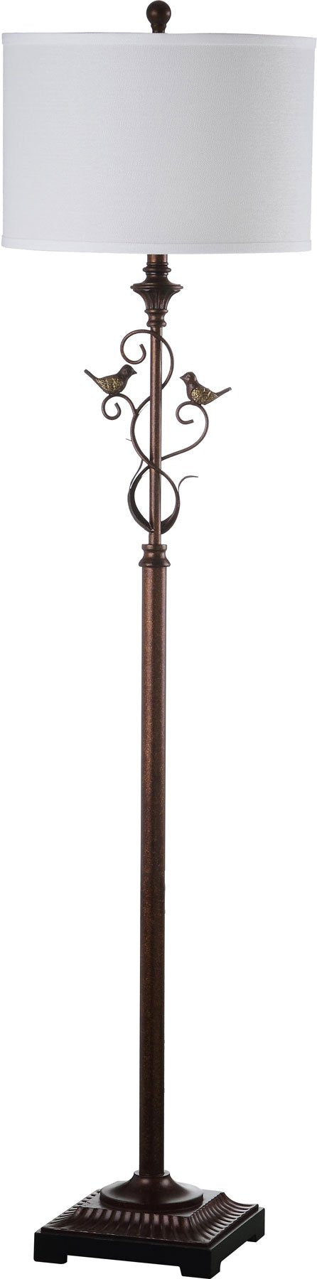 Safavieh Birdsong 61-Inch H Floor Lamp - Oil Rubbed Bronze (Black) | Floor Lamps | Modishstore - 2