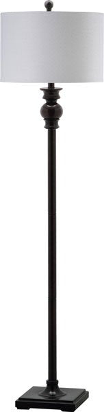 Safavieh Alphie 61-Inch H Floor Lamp - Ebony | Floor Lamps | Modishstore - 2