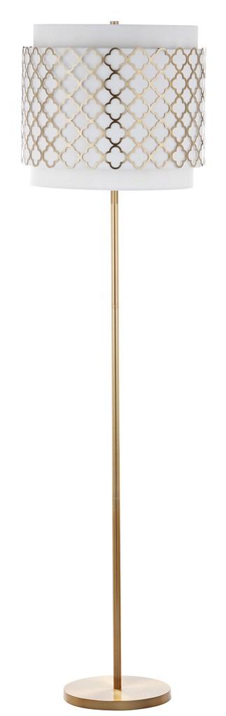 Safavieh Priscilla 61.5-Inch H Floor Lamp - Gold