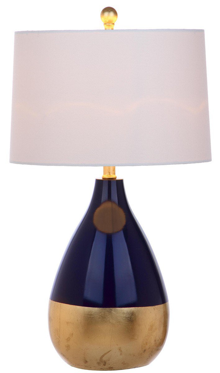 Safavieh Kingship 24-Inch H Navy And Gold Table Lamp Set Of 2 - Navy | Table Lamps | Modishstore - 3