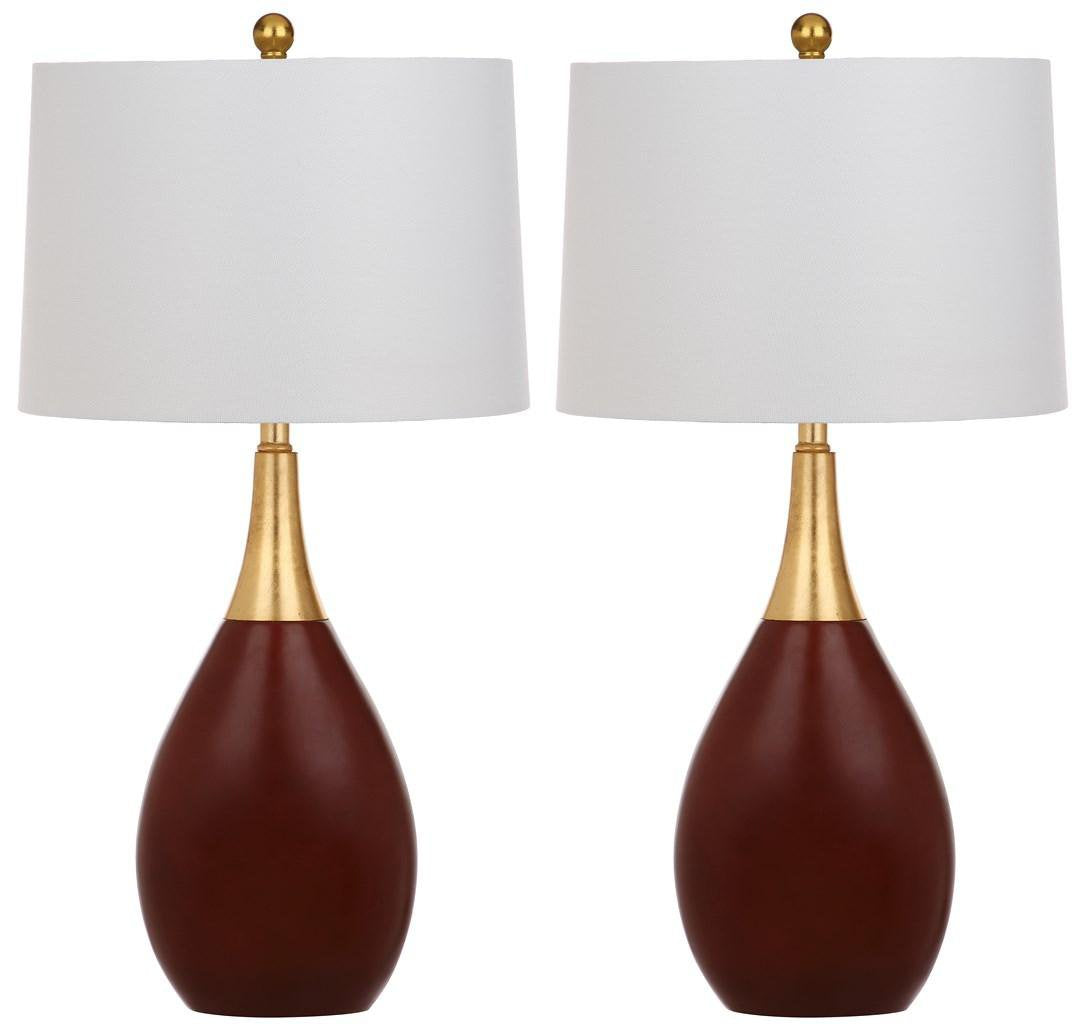 Safavieh Medallion 27.5-Inch H Table Lamp Set Of 2 - Gold | Table Lamps | Modishstore - 2