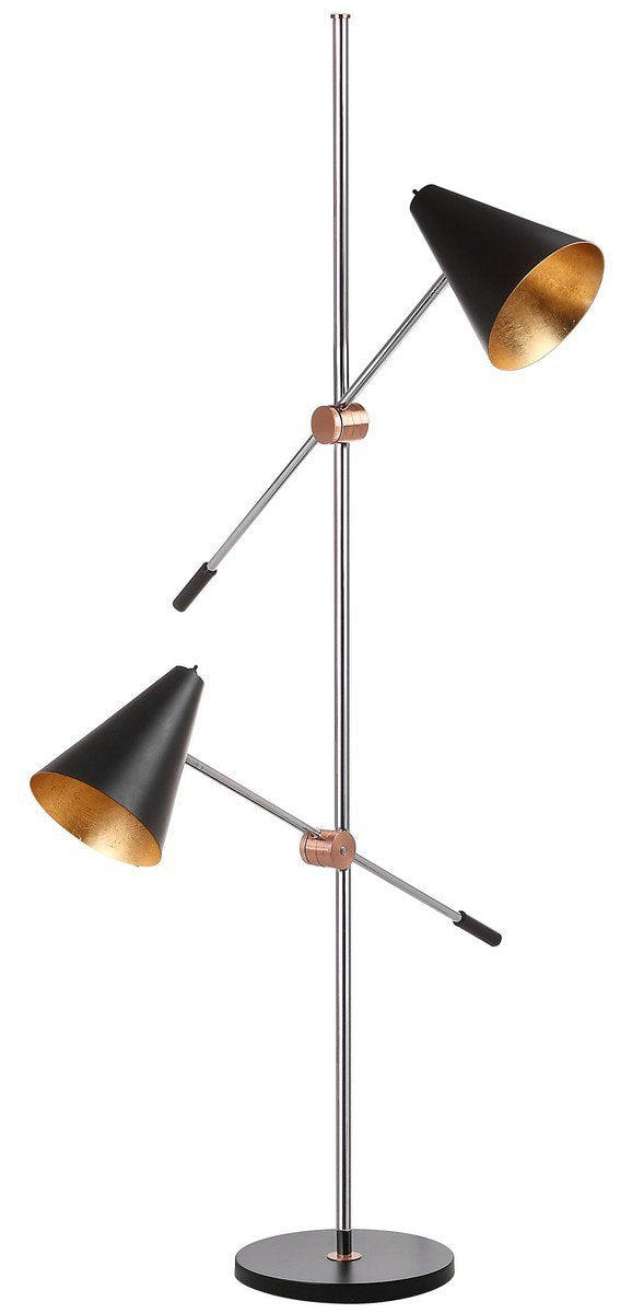 Safavieh Reed 71-Inch H Floor Lamp - Black | Floor Lamps | Modishstore - 2