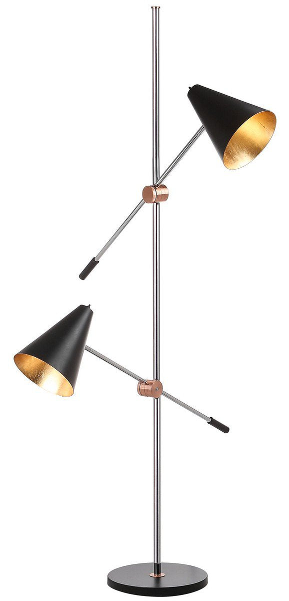 Safavieh Reed 71-Inch H Floor Lamp - Black | Floor Lamps | Modishstore - 3