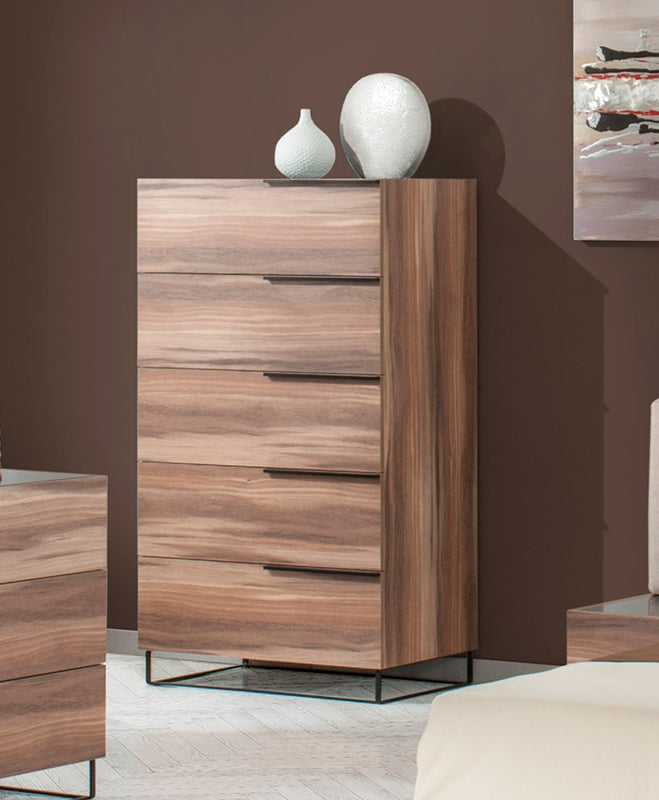 Nova Domus Matteo Italian Modern Walnut Chest | Drawers | Modishstore - 1