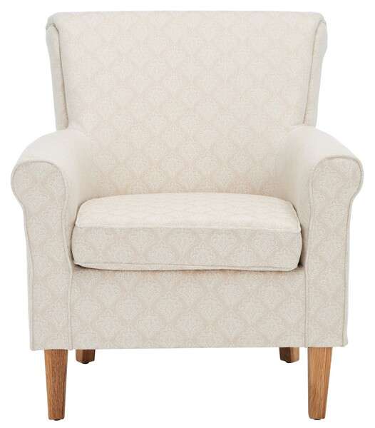 Safavieh Hazina Club Chair - Beige Flower | Accent Chairs | Modishstore - 2