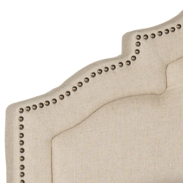 Safavieh Alexia Headboard Full Size - Hemp | Headboards | Modishstore - 4