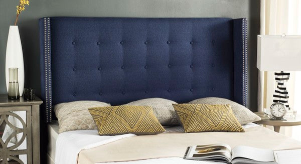 Safavieh Keegan Headboard Full Size - Navy | Headboards | Modishstore