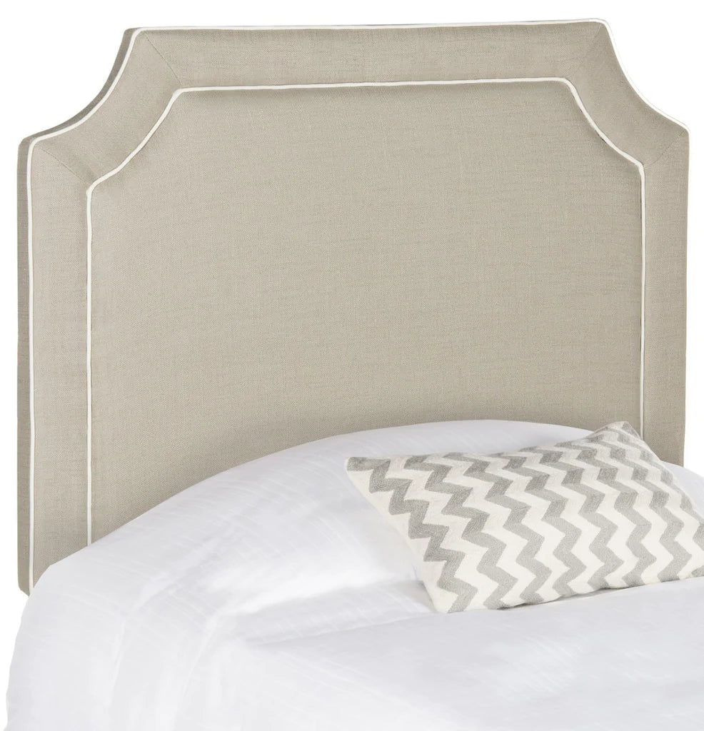 Safavieh Dane Twin Headboard Twin Size - Oyster Grey | Headboards | Modishstore - 2