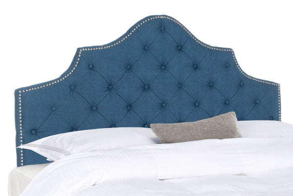 Safavieh Arebelle Queen Headboard Queen Size - Steel Blue | Headboards | Modishstore - 2