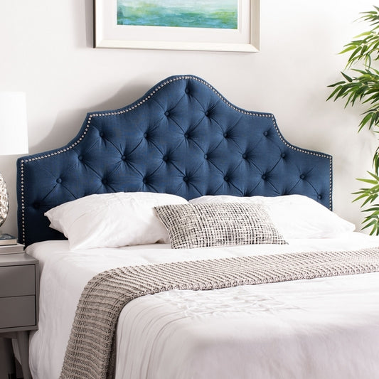 Safavieh Arebelle King Headboard King Size - Steel Blue | Headboards | Modishstore