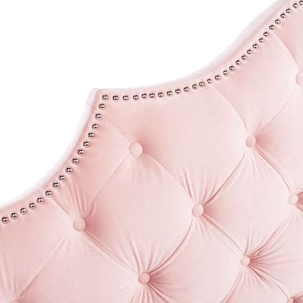 Safavieh Arebelle Full Headboard Full Size - Blush | Headboards | Modishstore - 4