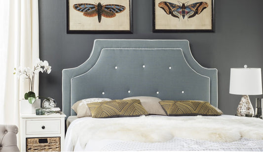 Safavieh Sapphire Headboard King Size - Taupe | Headboards | Modishstore