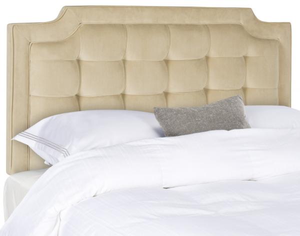 Safavieh Sapphire Headboard King Size - Buckwheat | Headboards | Modishstore - 2