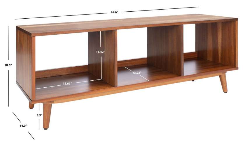 Safavieh Cricket Open Shelf Media Stand | TV Stands | Modishstore - 3