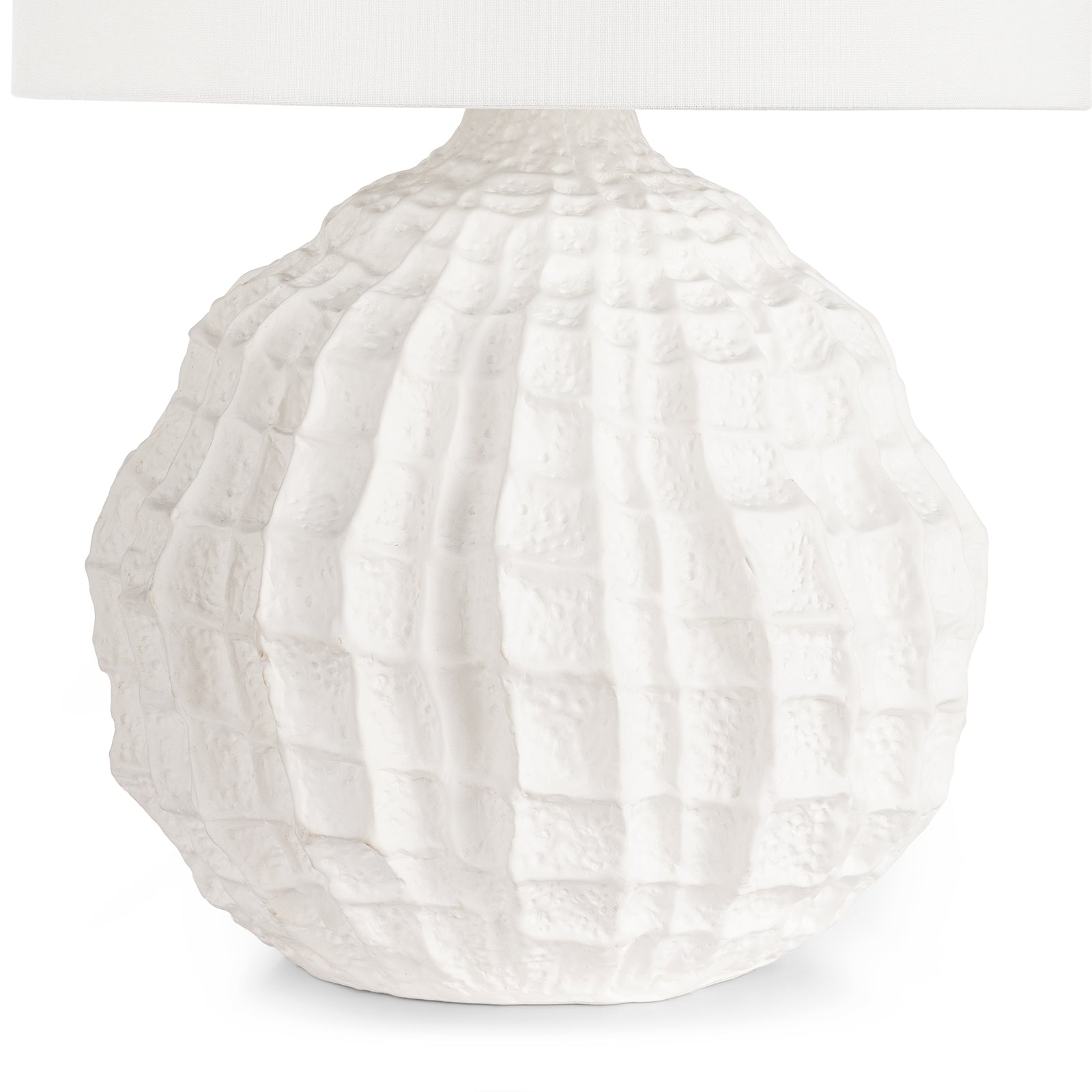 Caspian Ceramic Table Lamp White Large By Regina Andrew | Table Lamps | Modishstore - 4