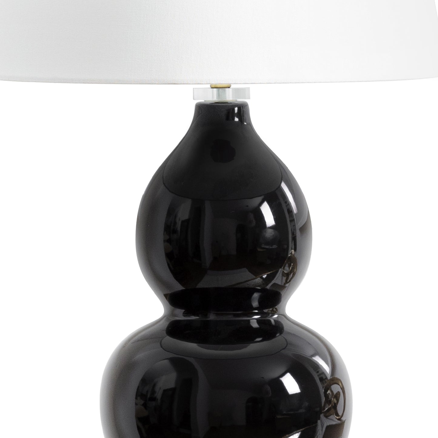 June Ceramic Table Lamp Black By Regina Andrew | Table Lamps | Modishstore - 4