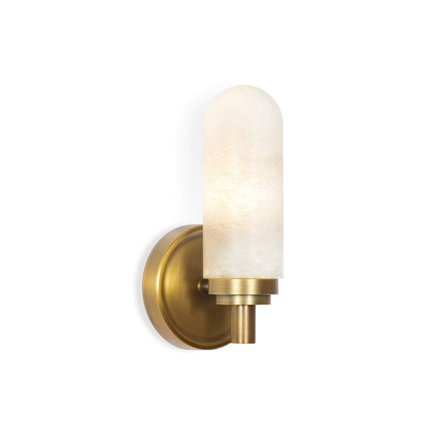 Salon Sconce Single Natural Brass By Regina Andrew | Sconces | Modishstore