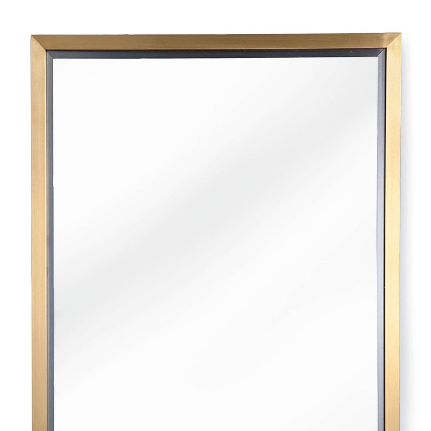 Rectangle Mirror Natural Brass By Regina Andrew | Mirrors | Modishstore - 3