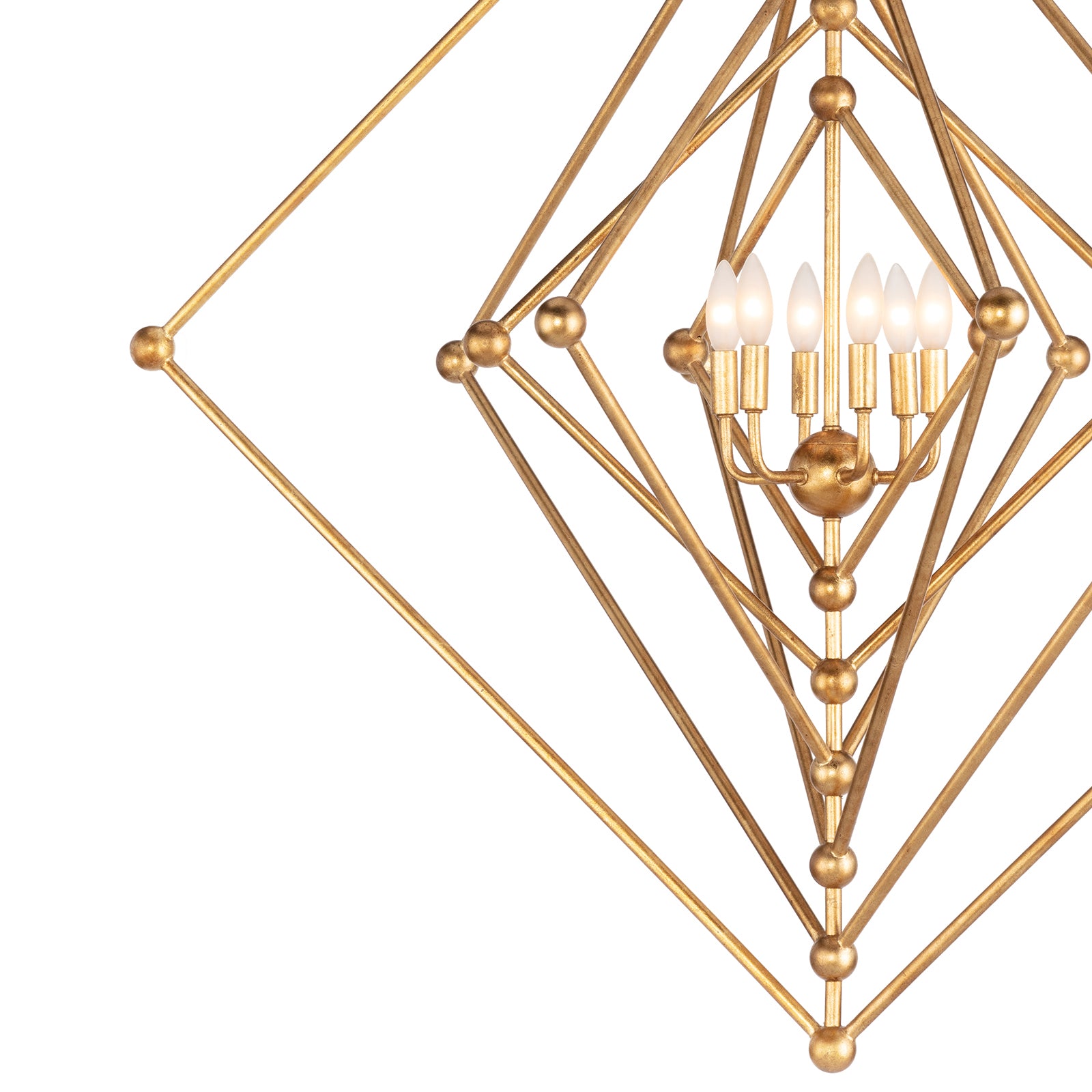 Selena Chandelier Square Large By Regina Andrew | Chandeliers | Modishstore - 7