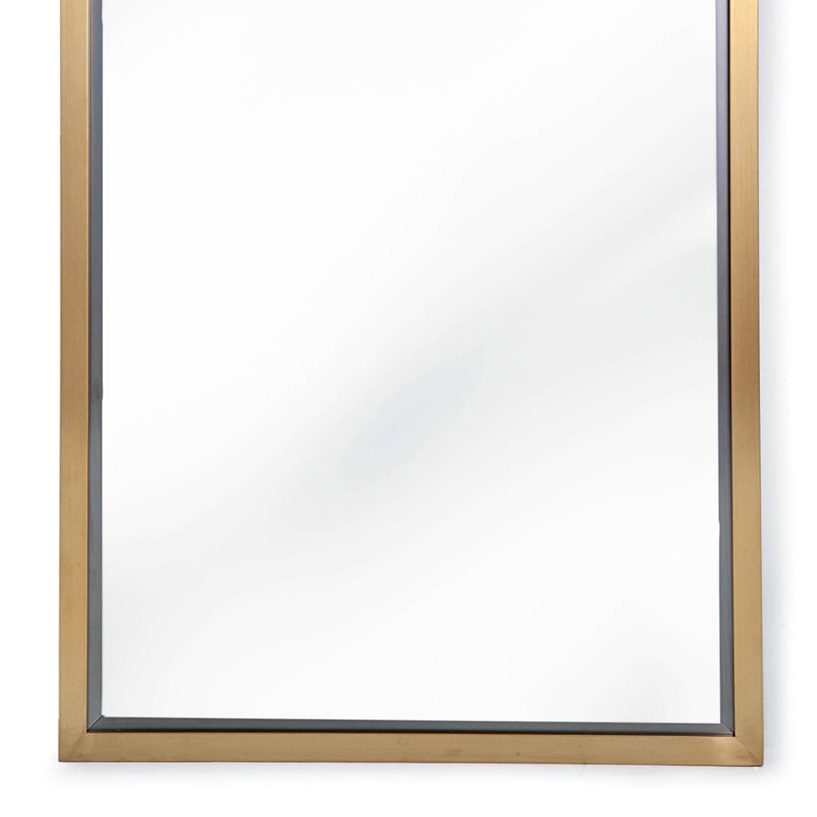 Rectangle Mirror Natural Brass By Regina Andrew | Mirrors | Modishstore - 4