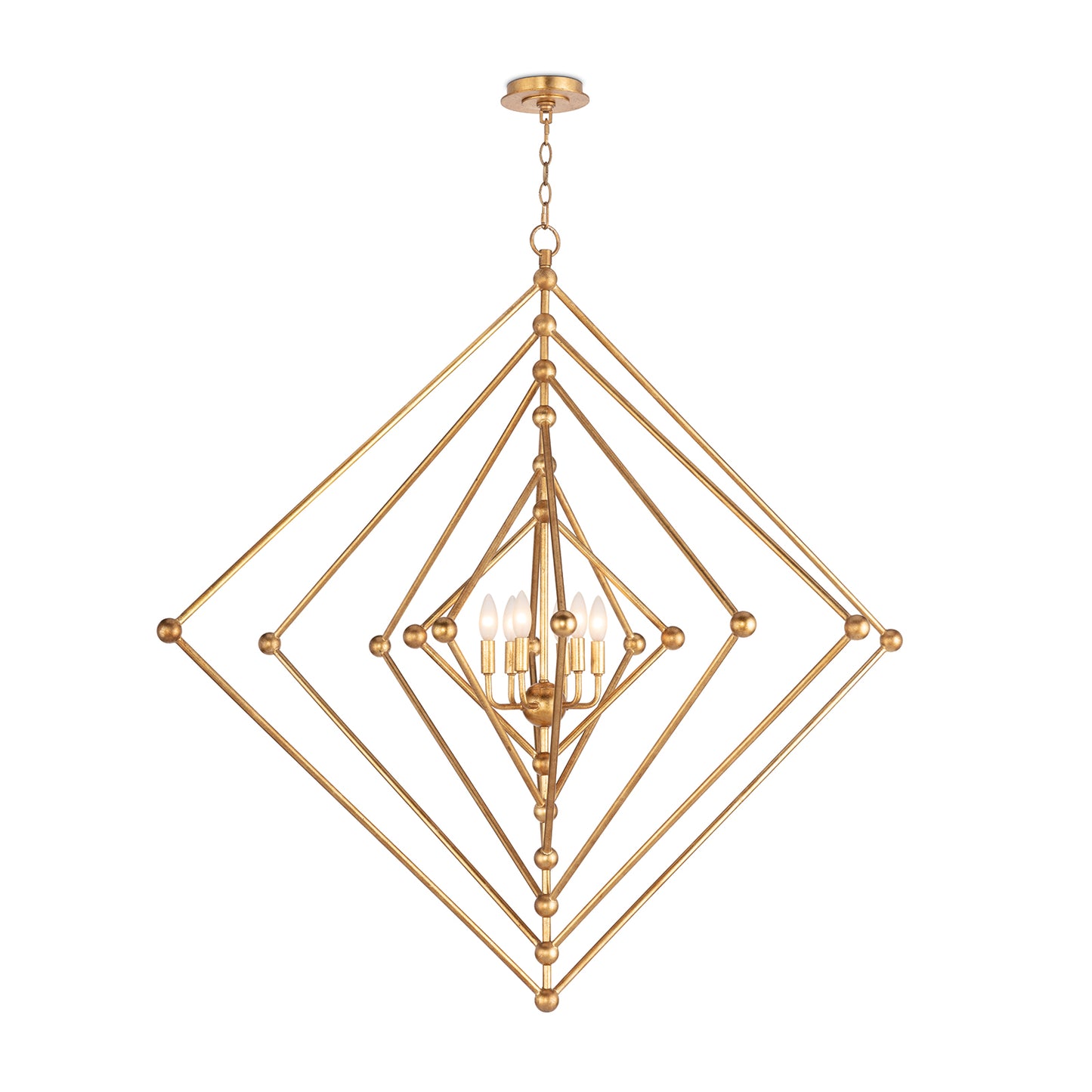 Selena Chandelier Square Large By Regina Andrew | Chandeliers | Modishstore - 4