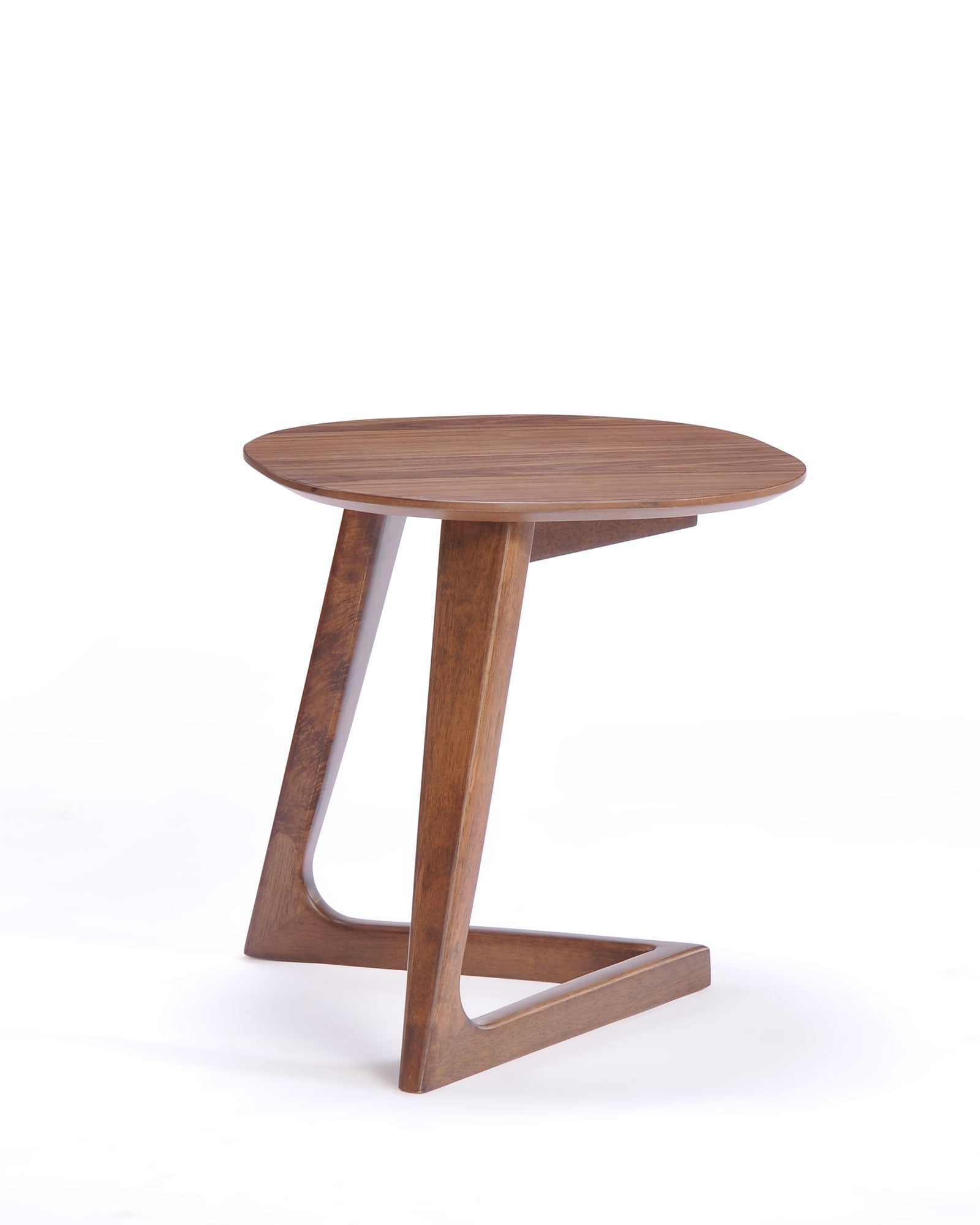 Modrest Jett Modern Walnut End Table | End Tables | Modishstore - 2