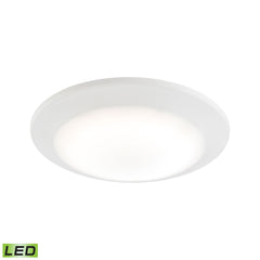 ELK Plandome 1-Light Recessed Light in Clean White with Glass Diffuser ELK Lighting MLE1201-5-30