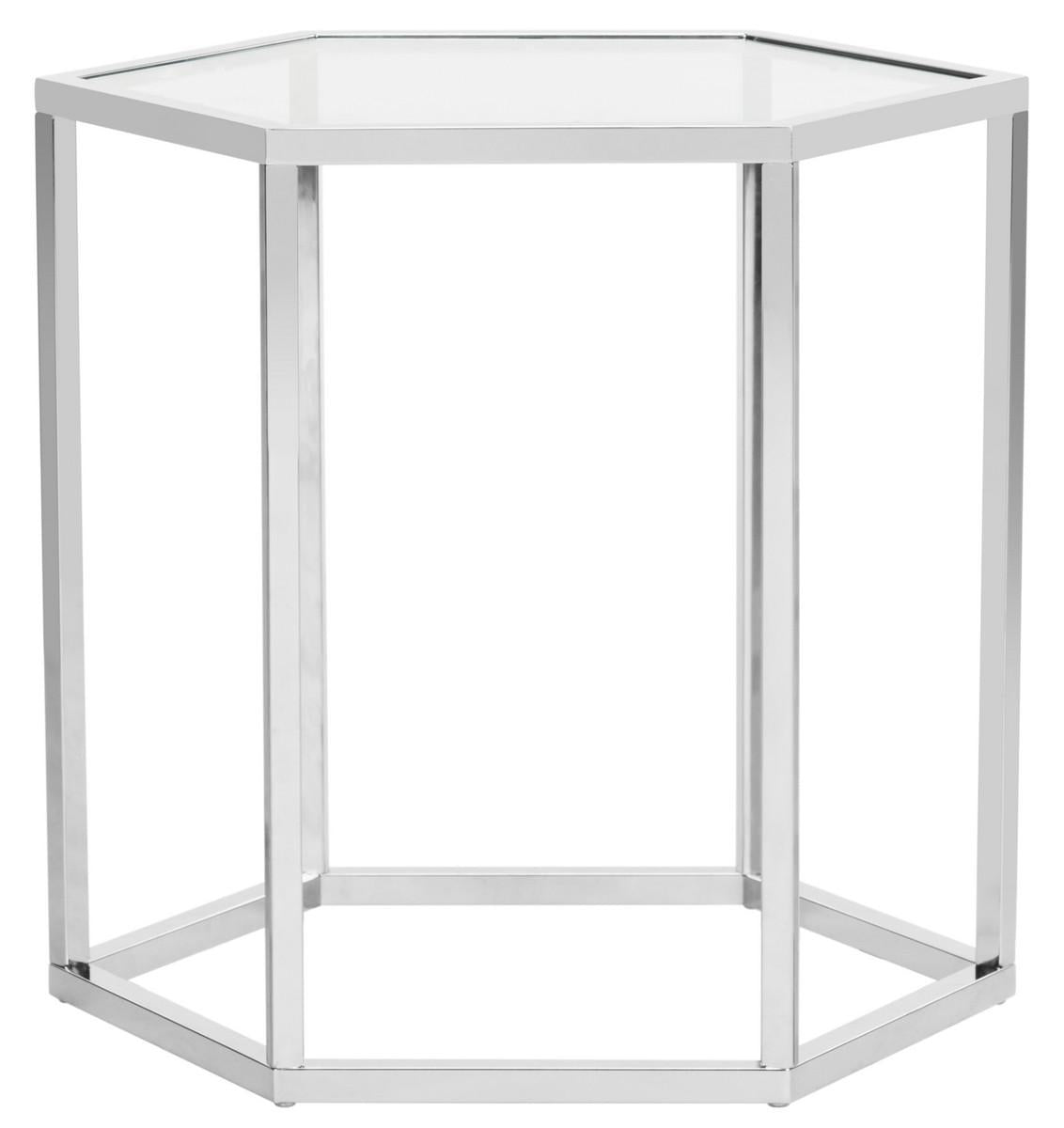 Safavieh Teagan Glass End Table | End Tables | Modishstore - 1