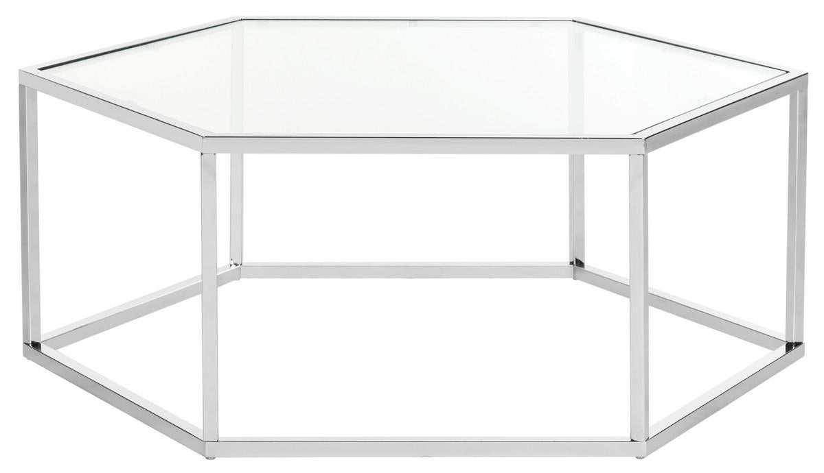 Safavieh Eliana Glass Coffee Table | Coffee Tables | Modishstore - 1