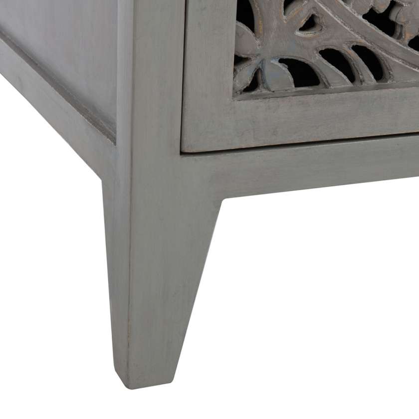 Safavieh Thea 1 Door Carved Nightstand | Nightstands | Modishstore - 3