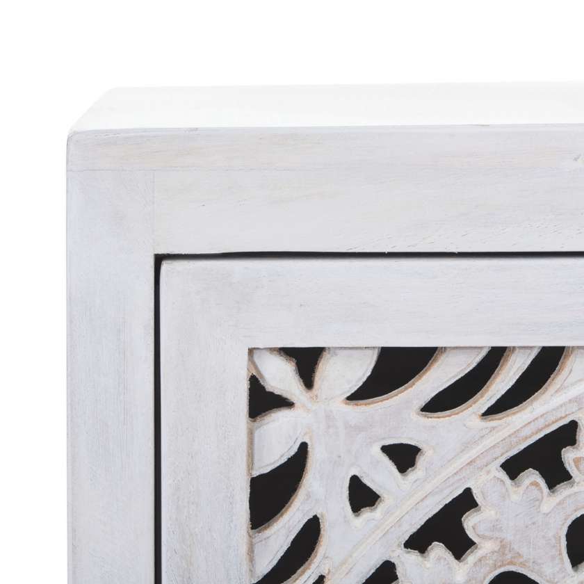 Safavieh thea 1 door carved deals nightstand