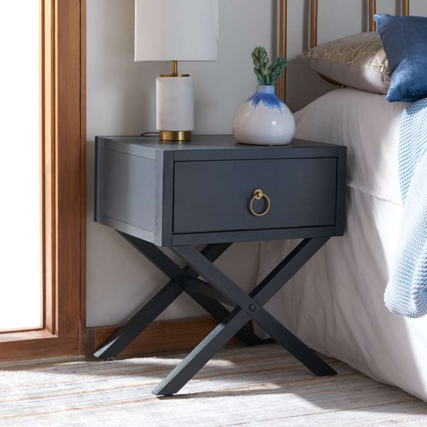 Safavieh Odilia 1 Drawer Nightstand | Nightstands | Modishstore - 4