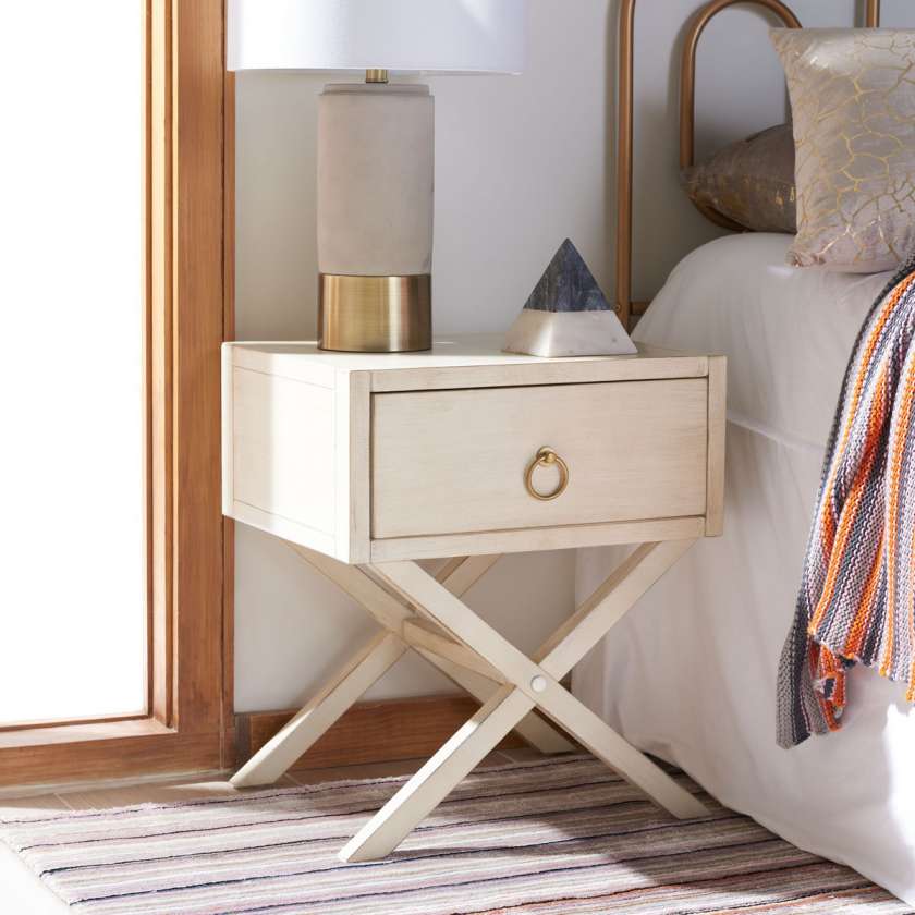 Safavieh Odilia 1 Drawer Nightstand | Nightstands | Modishstore - 4