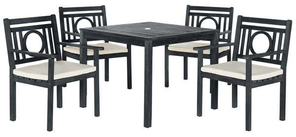 Safavieh Montclair 5 Pc Dining Set | Outdoor Dining Sets | Modishstore - 3