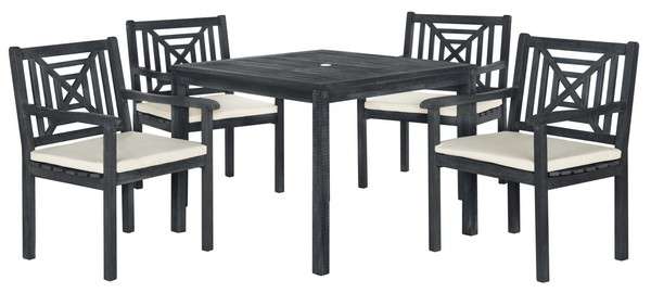 Safavieh Del Mar 5 Pc Dining Set | Outdoor Dining Sets | Modishstore - 4