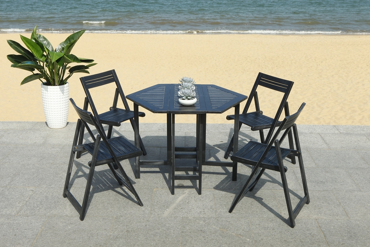 Safavieh Kerman Table And 4 Chairs | Outdoor Dining Sets | Modishstore - 8